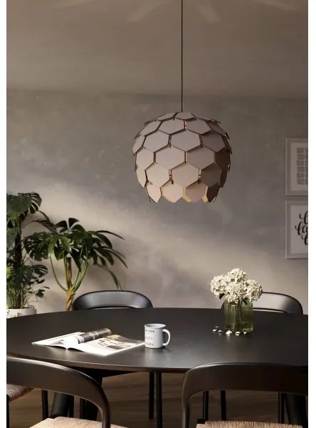 Eglo 900847 - Luster na lanku MATTANZA 1xE27/40W/230V