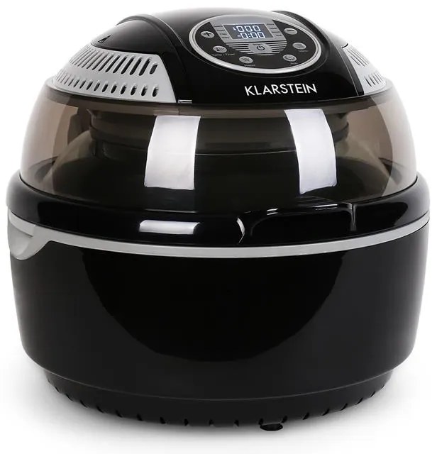 Klarstein TK20-VITAIR FRYER BL, teplovzdušná fritéza, 1400 W, 9 l, čierna