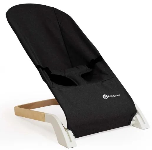 PETITE&MARS - Detské ležadlo CALMY čierna