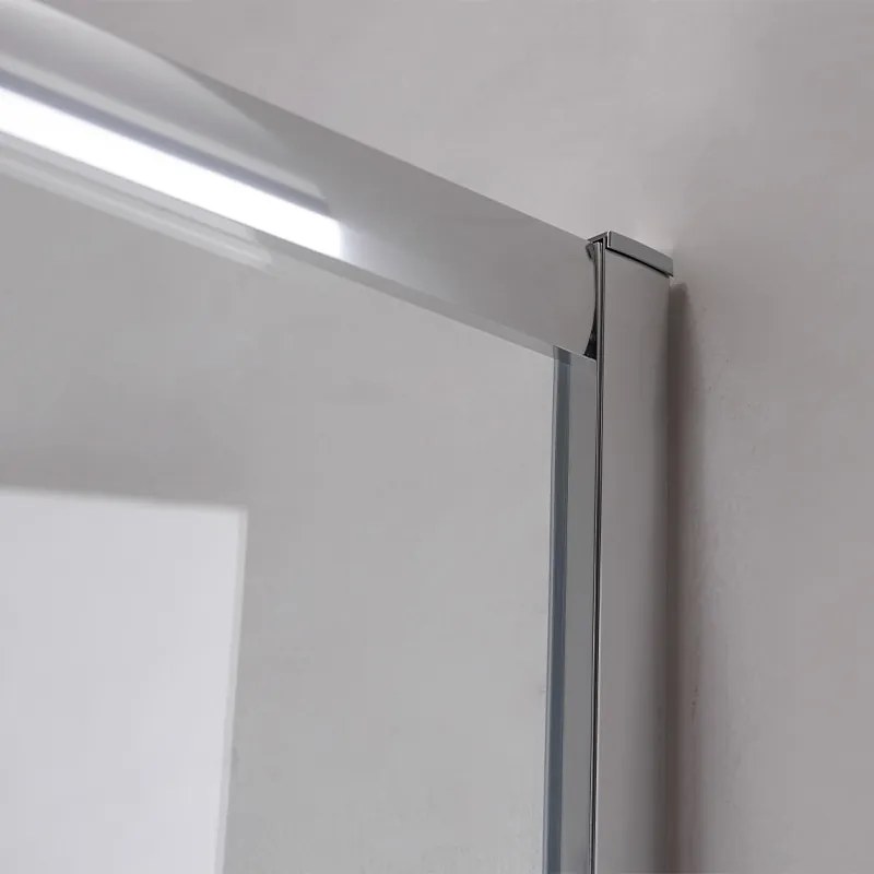 BPS-koupelny Štvorcový sprchový kút HYD-SK93D 70x70 chróm/transparent + vanička HYD-SSV-ST02C biela