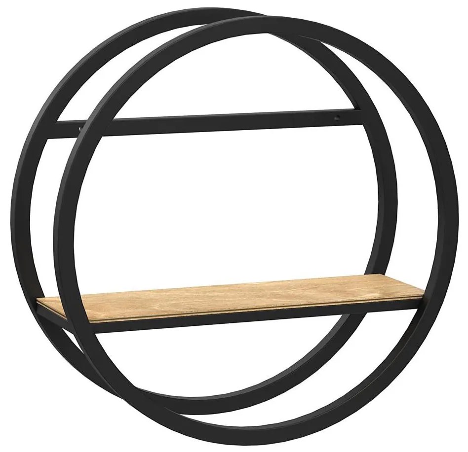 Luminex Nástenná polica SHELF pr. 39,5 cm dub 292