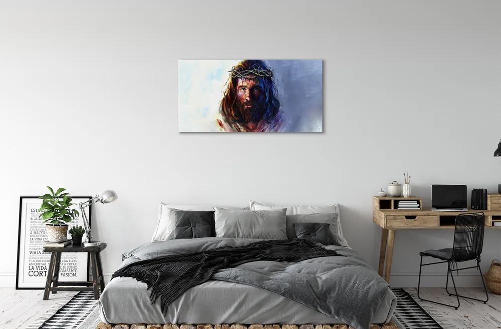 Obraz na plátne obrázok Ježiša 140x70 cm