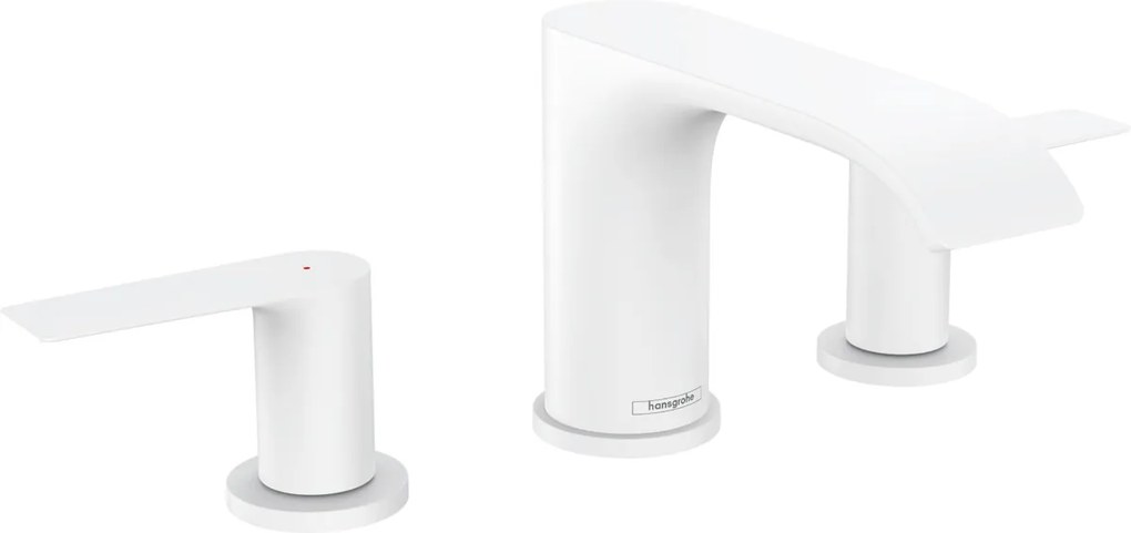 Hansgrohe Vivenis, umývadlová batéria s výpustom, 3-otvorová inštalácia, EcoSmart, biela matná, HAN-75033700