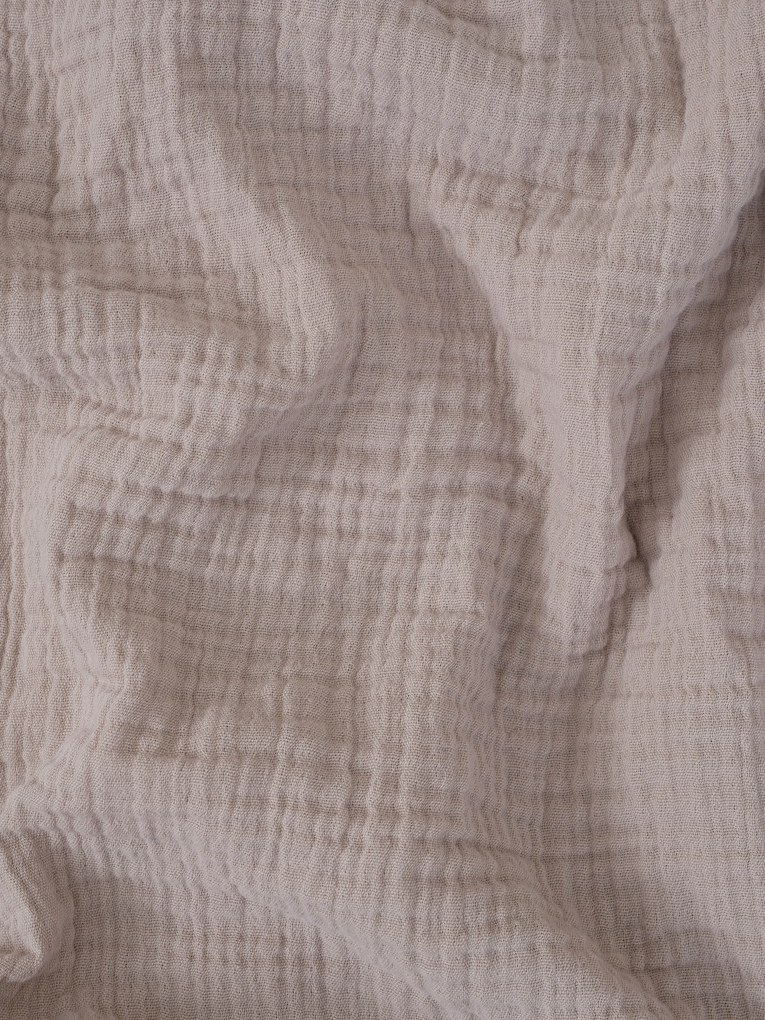 Francúzske mušelínové obliečky - Alexia cappuccino 220 × 200 cm, 2ks 70 x 90 cm