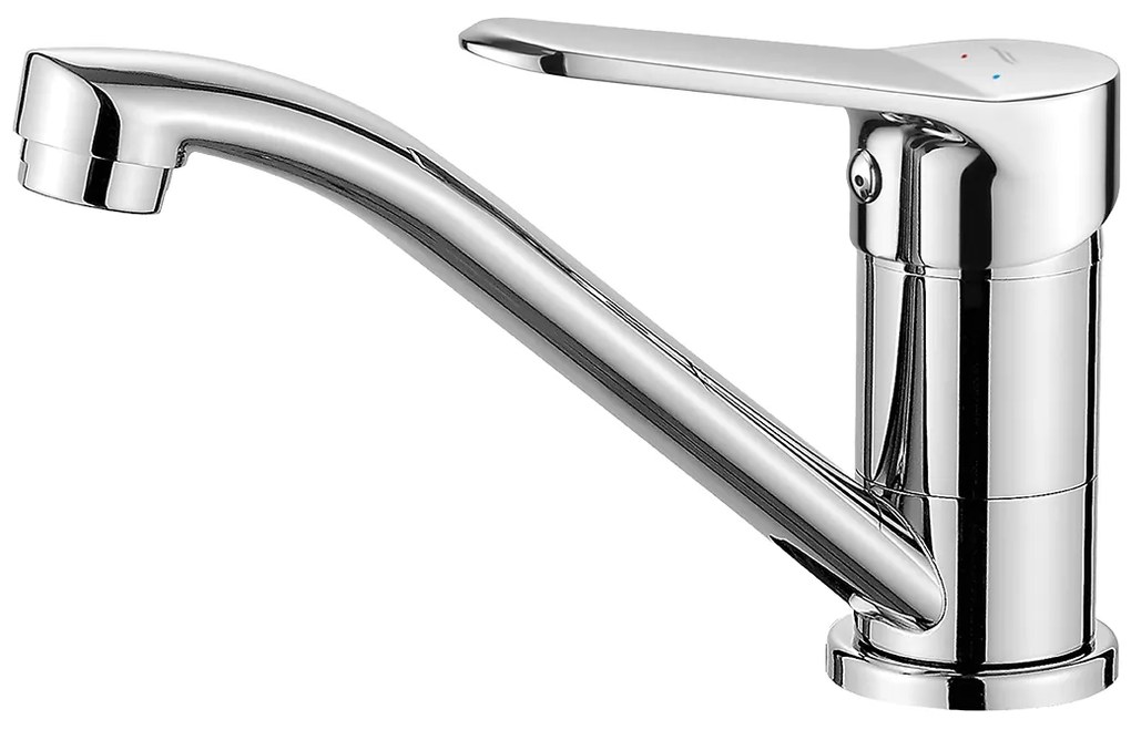Kuchinox Villa, umývadlová batéria s otočným výtokom, chrómová, LAV-BVK_026D