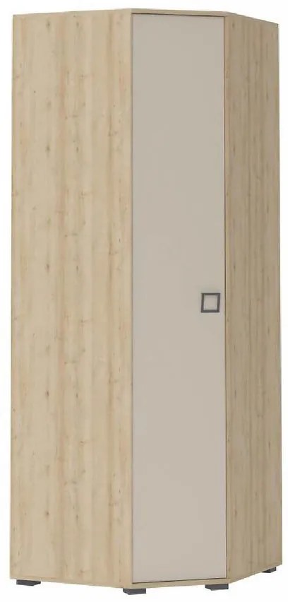Skriňa 3D3S Kiki PUG-BK/KI-01 beech/sand