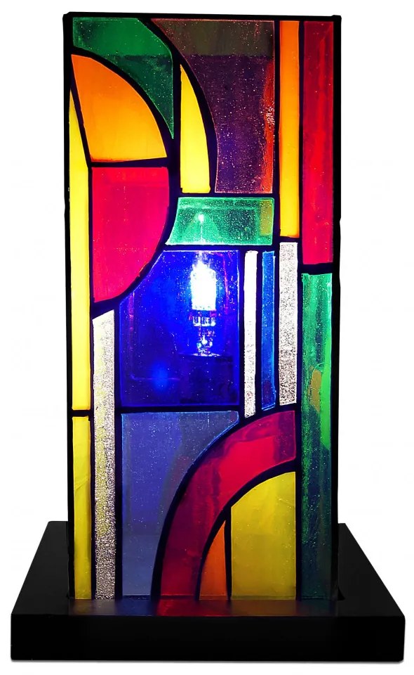 Vitráž lampa Tiffany PRISM KANDINSKI