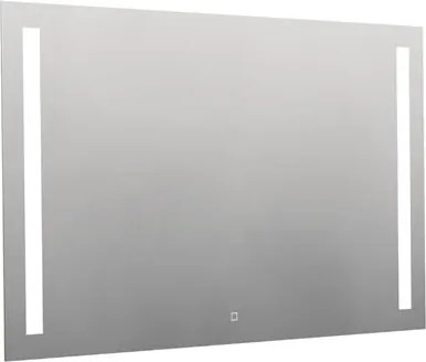 Hranaté zrkadlo 120x70 cm s LED osvetlením, topná fólia, senzor s nastaviteľnou teplotou 2700-6500K, IP44 ZIL12070TLEDS
