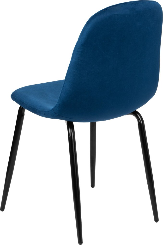 Čalúnená designová stolička ForChair III modrá