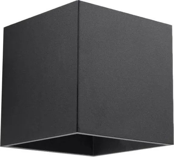 Sollux SL.0057 - Nástenné svietidlo QUAD 1 1xG9/8W/230V čierna