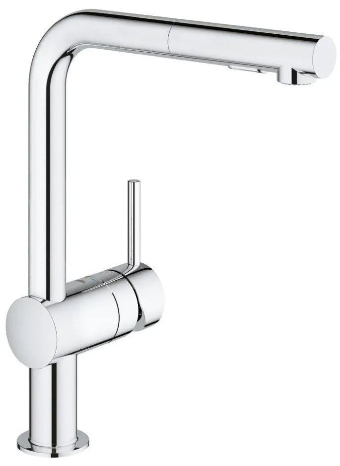 GROHE 30274000 - Drezová batéria L-výpusť lesklý chróm