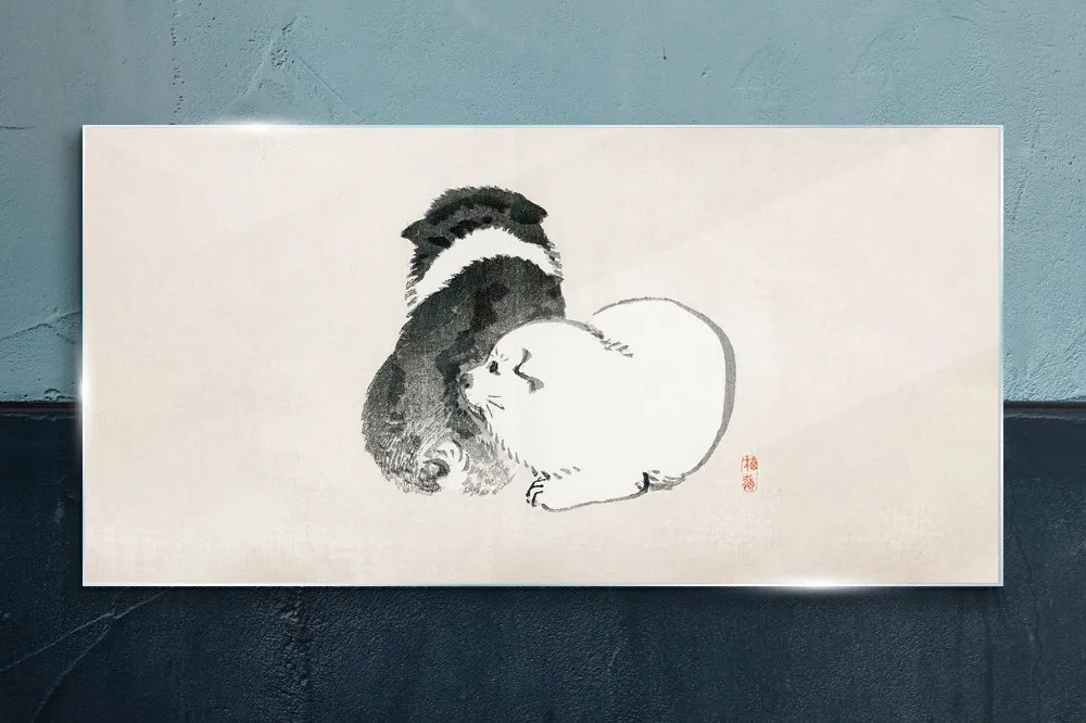 Sklenený obraz Zvieratá psy