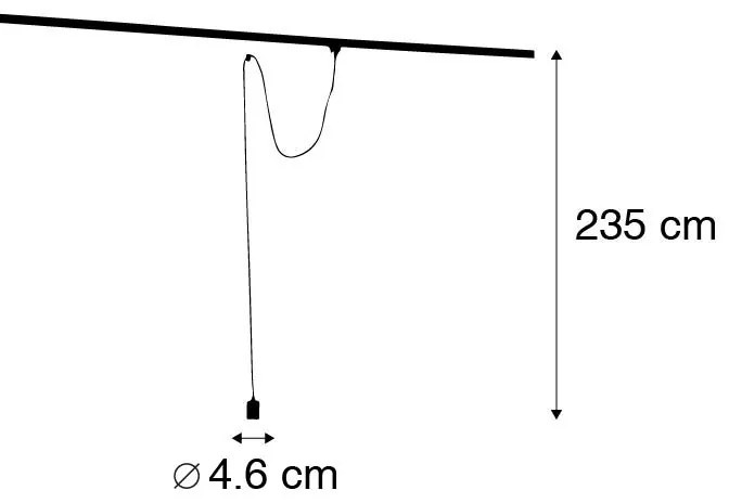 Závesné svietidlo s koľajnicovým závesom biele - Cavalux