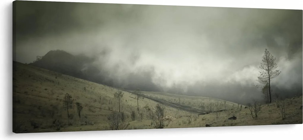 Obraz krajiny pred búrku (120x50 cm)