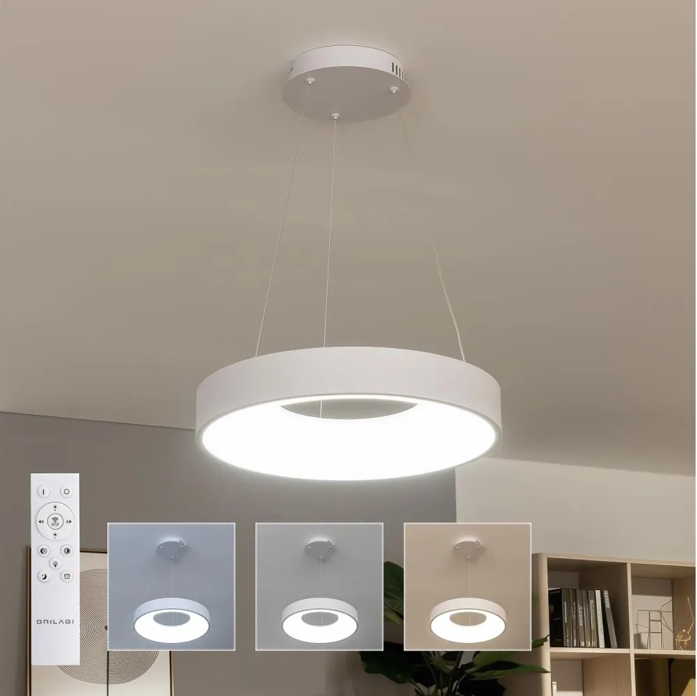 Brilagi - stmievateľný LED luster na lanku FALCON II LED/67W/230V pr. 40 cm biela + DO