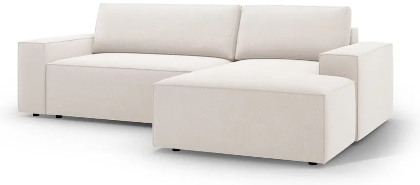 Béžová rozkladacia rohová pohovka (pravý roh) Jodie – Micadoni Home