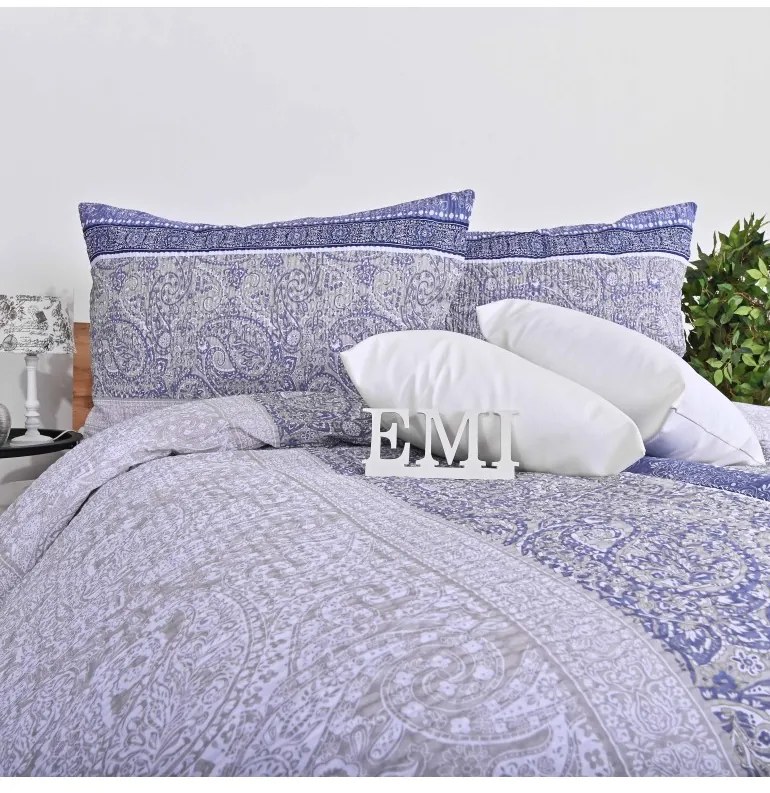 Obliečky krepové Koro EMI, Štandardný set jednolôžko obsahuje 1x 140x200 + 1x 70x90