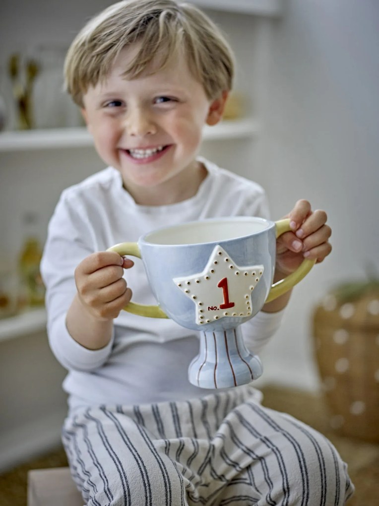 Bloomingville Obal na kvety Trophy Blue