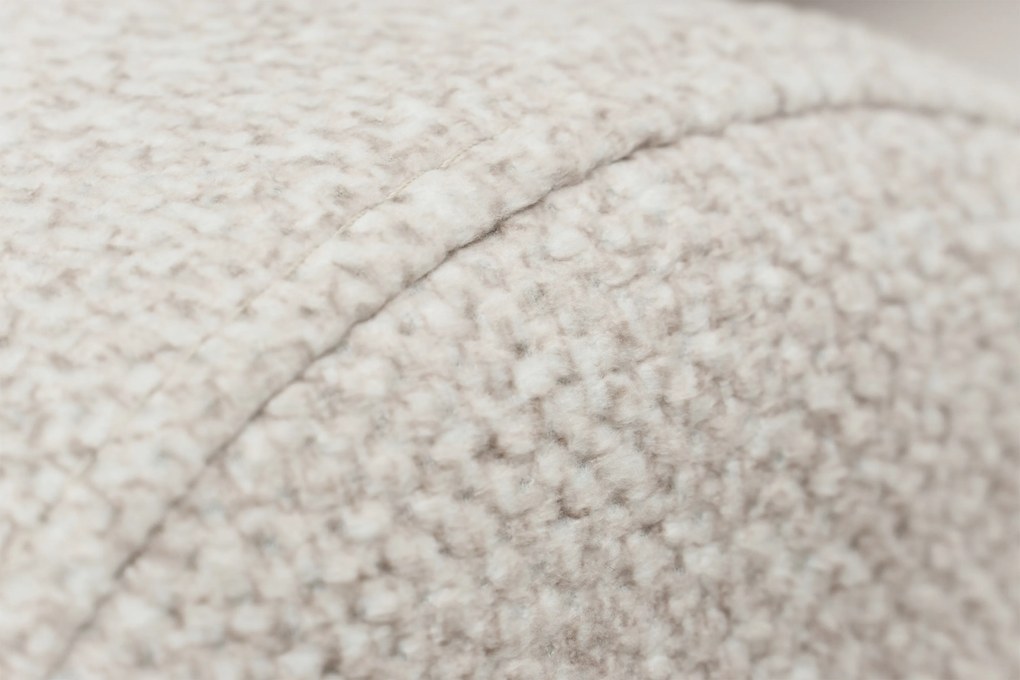 Pohovka Lotulis s rozkladom na spanie - krémová hydrofóbna pletenina Blur 01