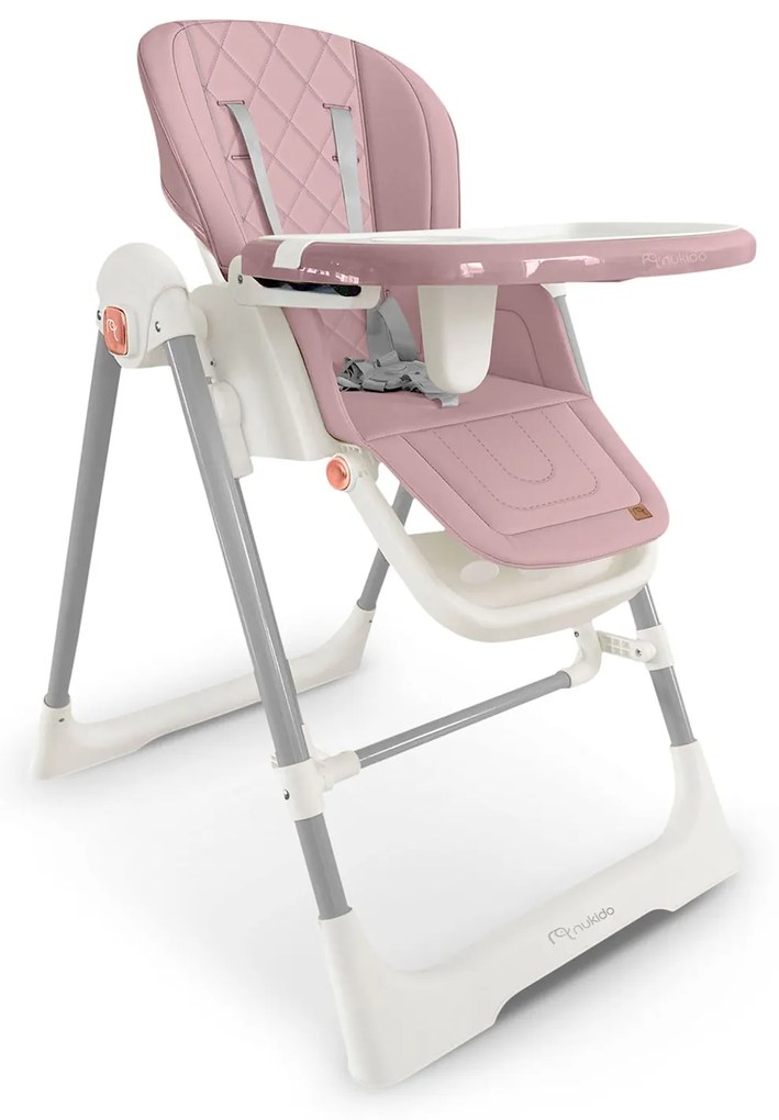 Detská stolička 3v1 Nukido Elite - ružová