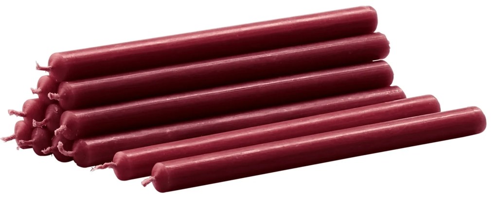 Stoff Nagel Sviečka STOFF Nagel Bordeaux – sada 12 ks