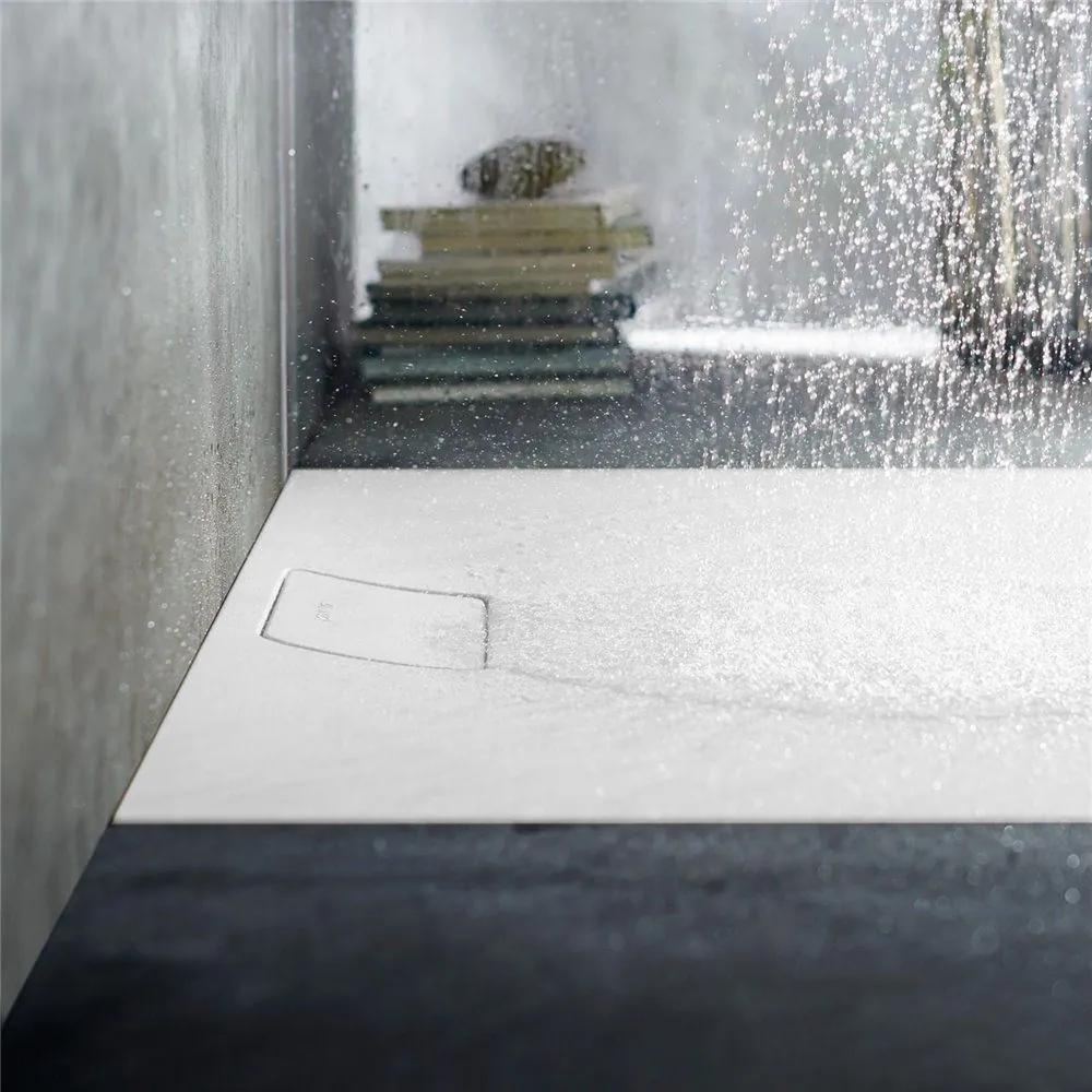 DURAVIT Stonetto štvorcová sprchová vanička z materiálu DuraSolid, 1000 x 1000 x 50 mm, biela matná, 720167380000000