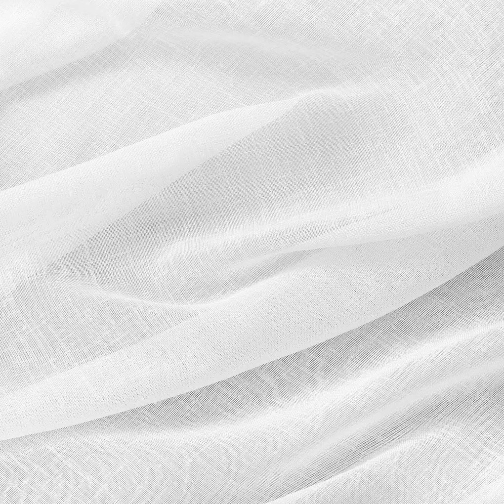 Goldea záclona – rustikálna biela 300 cm