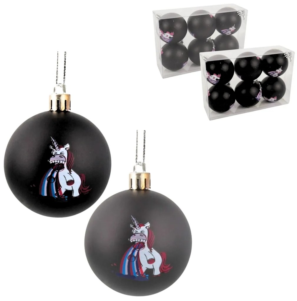 Sada vánočních ozdob UNICORN, 6 ks - více variant