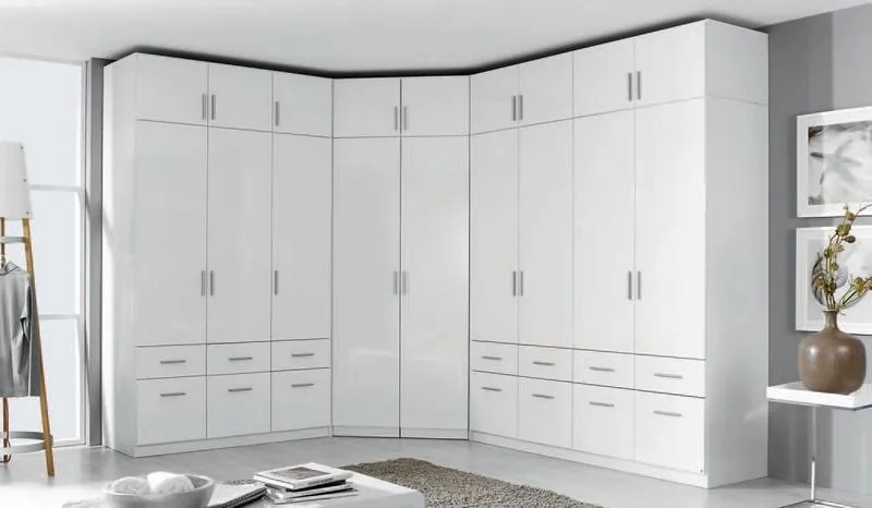 Šatníková skriňa Celle AN925-3124, biela