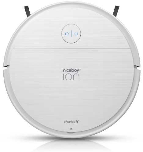 Niceboy ION Charles i6 - Inteligentný robotický vysávač 2v1 2600 mAh Wi-Fi biela