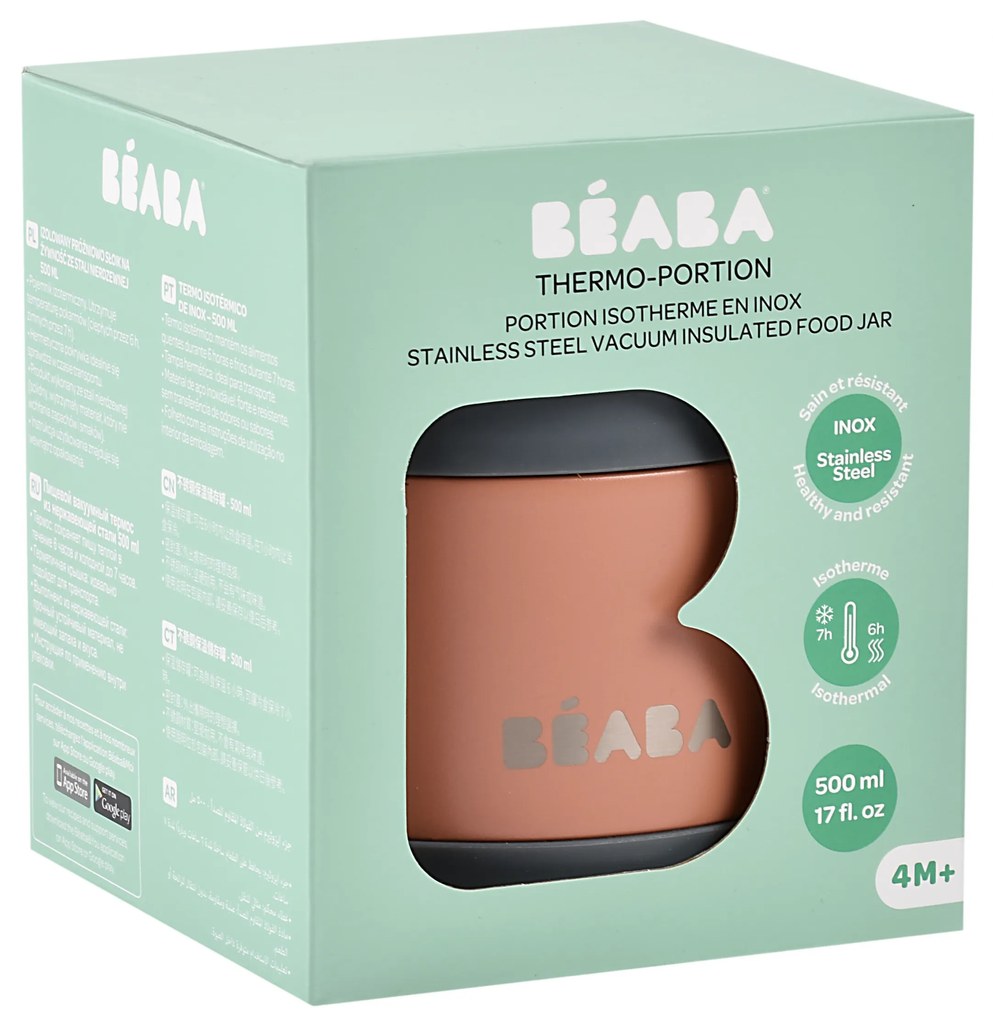 Termoska na jedlo 500ml Mineral Grey / Terracotta