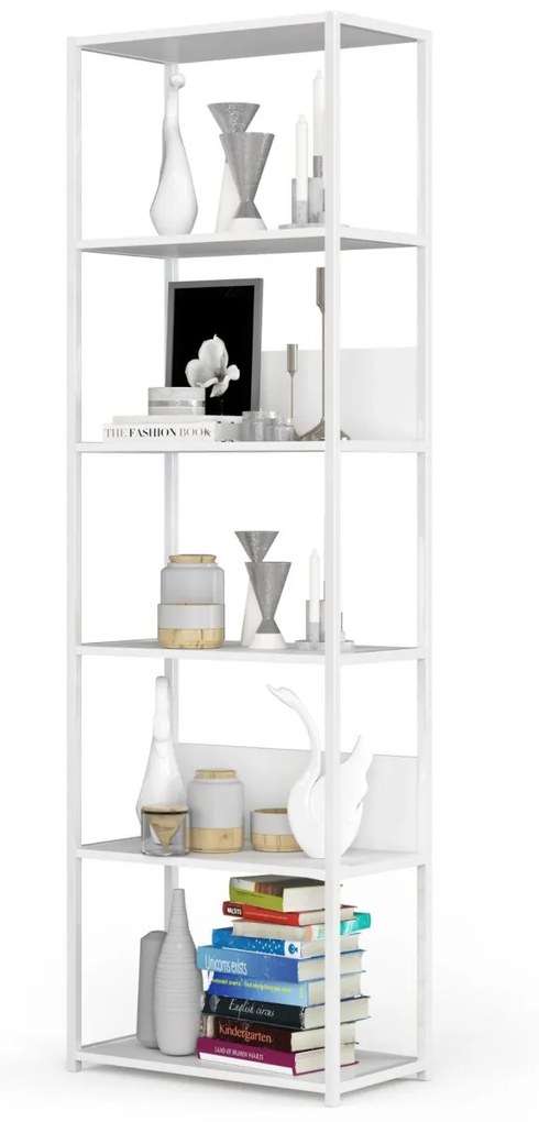 Regál LOFT 60 cm biely