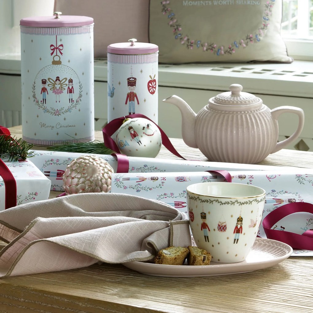 GREEN GATE Porcelánový tanierik Alice Creamy Fudge