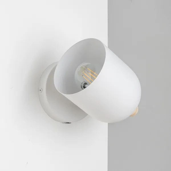 Brilagi - Nástenné bodové svietidlo GALLION 1xE27/15W/230V biela