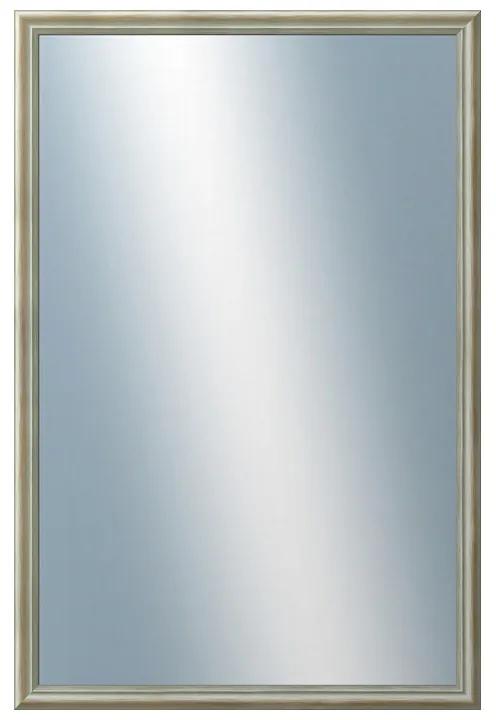 DANTIK - Zrkadlo v rámu, rozmer s rámom 40x60 cm z lišty Y-ka oranžová linka (3128)