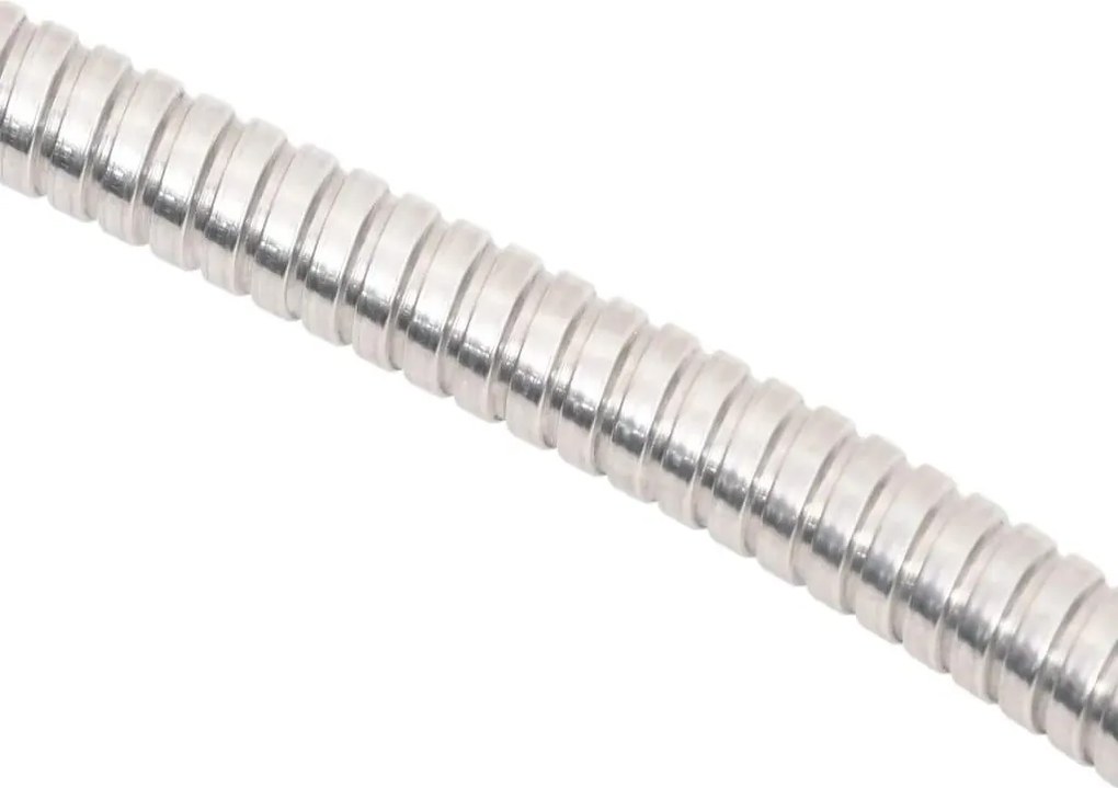 Záhradná hadica s tryskou, strieborná 0,6" 7,5 m, oceľ