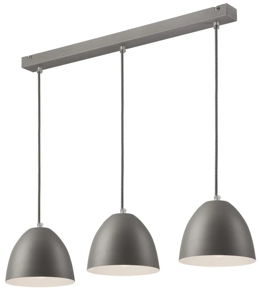 Luster na lanku LIVIA 3xE27/60W/230V