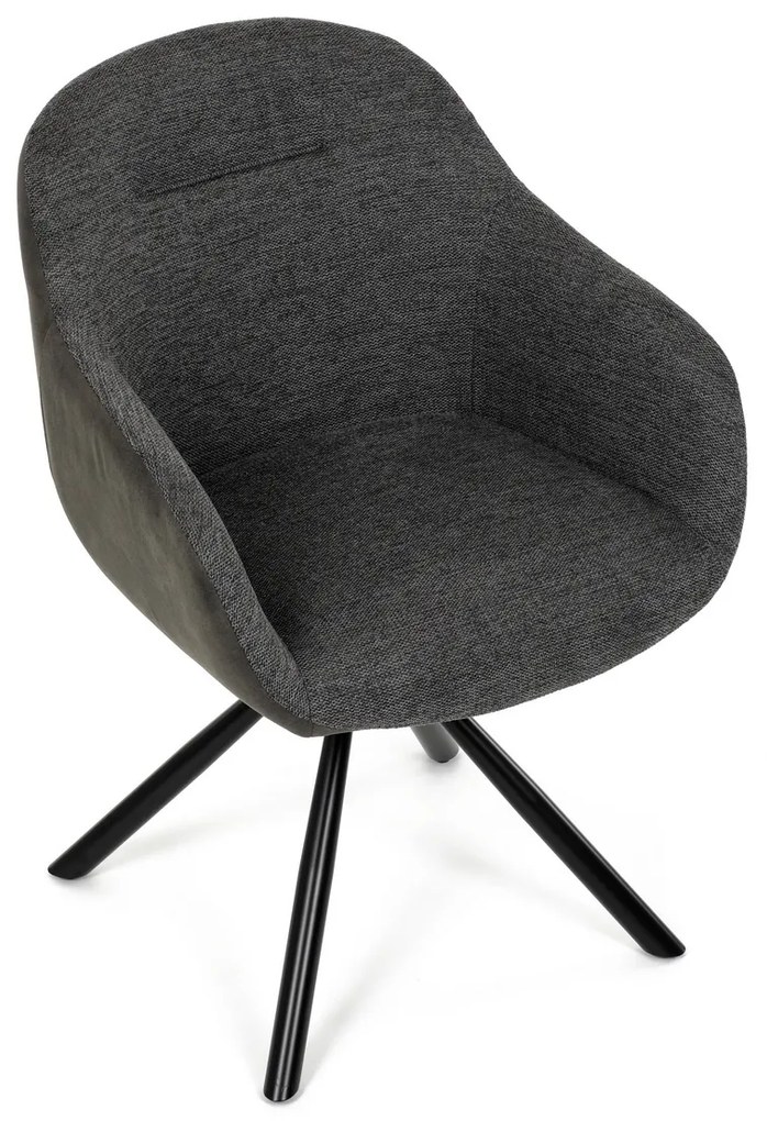 Sada jedálenských stoličiek s vratným mechanizmomDCH-Y1143 GREY2, 2 ks