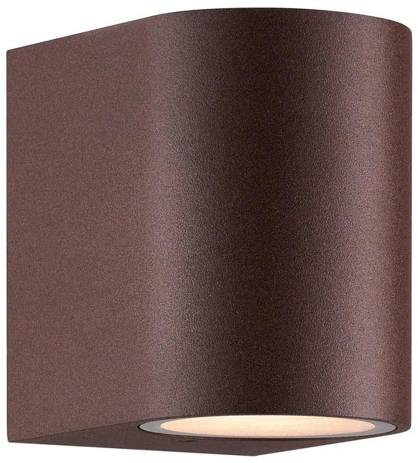 Nordlux - Vonkajšie nástenné svietidlo DION 1xGU10/25W/230V IP44 rezavá