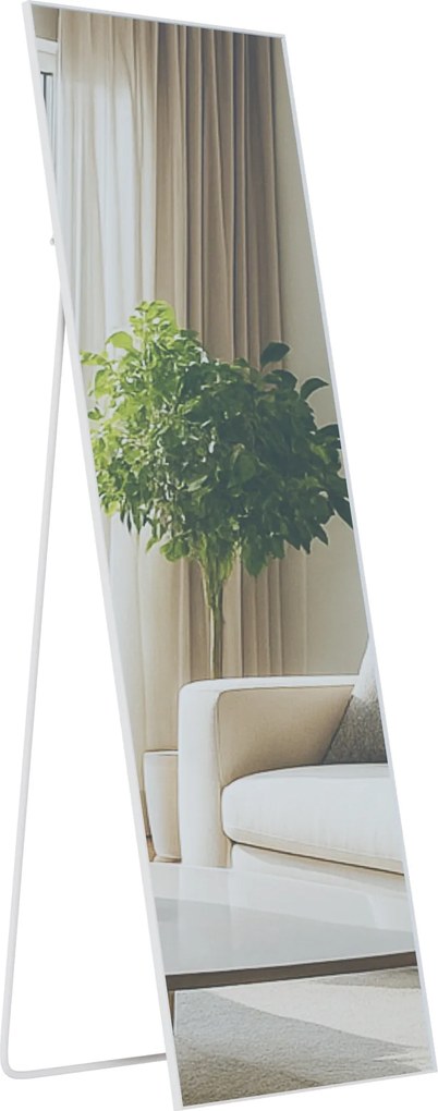 Zrkadlo Benicia 150x50 cm - biele matné