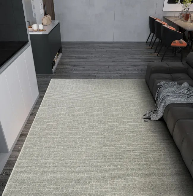 Metrážny koberec Linen 920 sivý