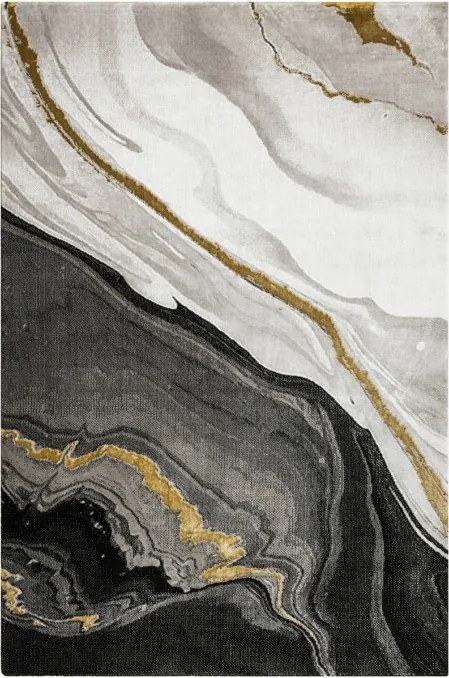 Koberec Kashmir KR287S sivý / čierny