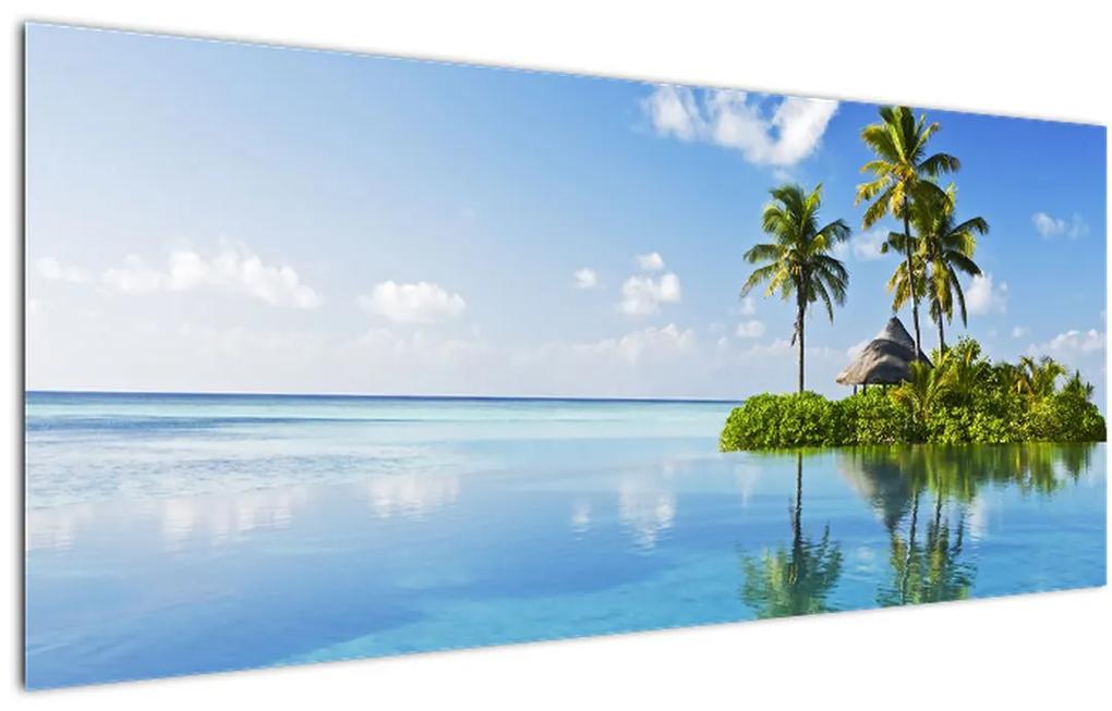 Obraz - Tropický ostrov (120x50 cm)
