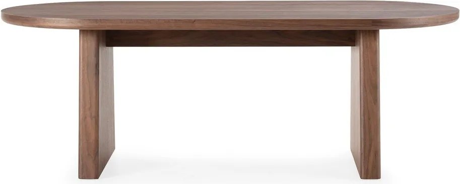 Jedálenský stôl v dekore orecha 100x200 cm Blair – MOME