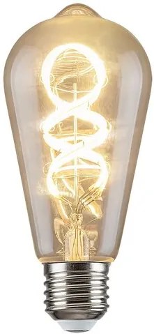 Rabalux LED Spiral Filament žiarovka Amber ST64 4W/E27/300Lm/2700K+RGB/Dim