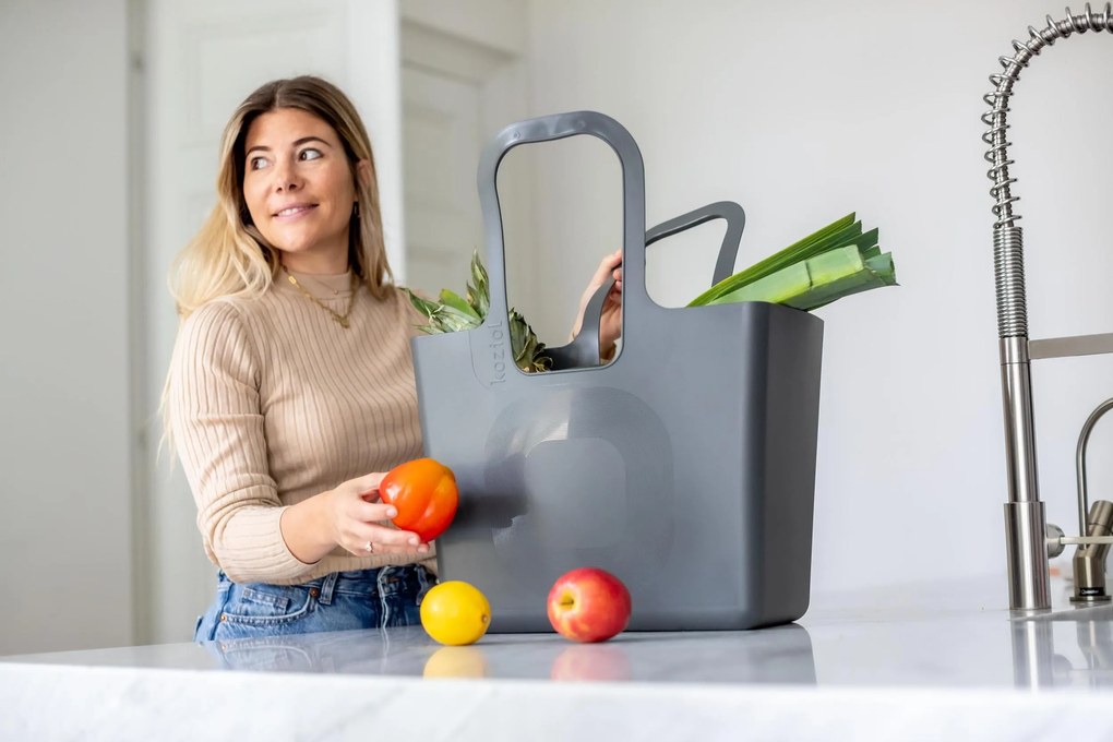 Taška Tasche Organic Nature XL sivá