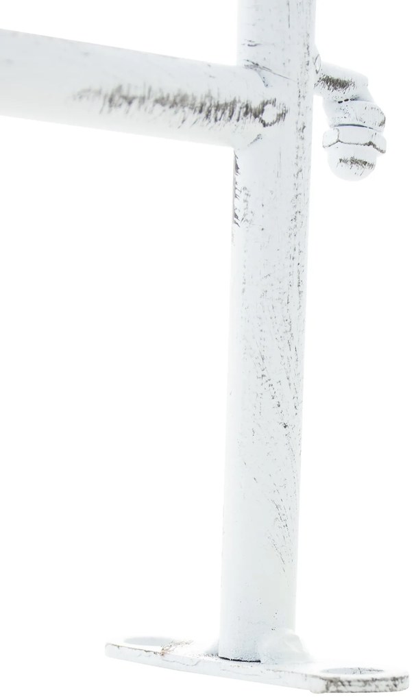 Mriežka na popínavé rastliny Mangold - 115 x 125 cm - Biela antik