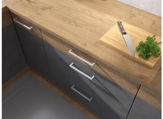 Pracovná doska Woodline, Dĺžka:: 220 cm, povrchová úprava: ľavý