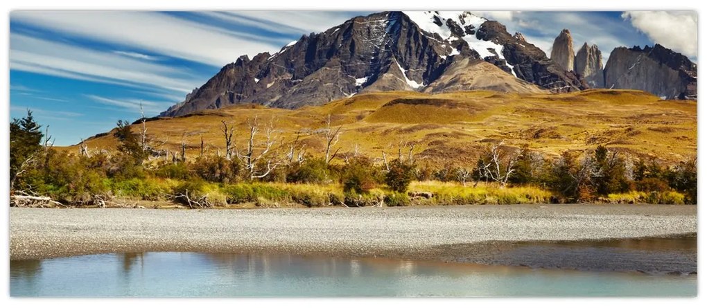 Obraz - Národný park Torres del Paine (120x50 cm)