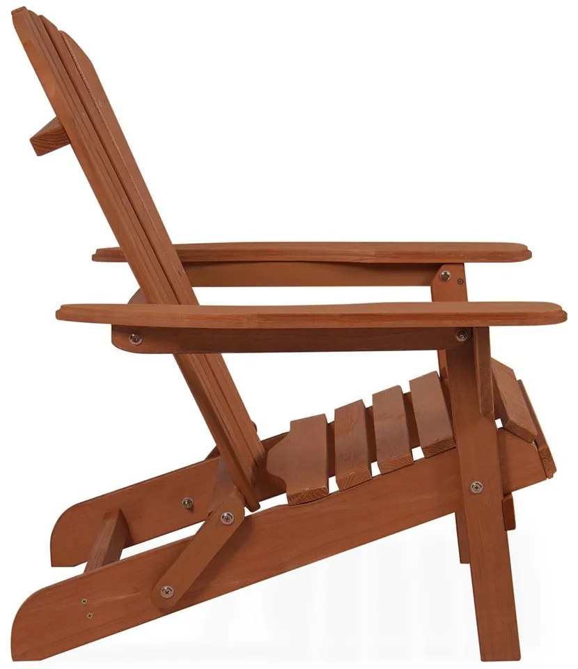 Skladacie drevené záhradné kreslo